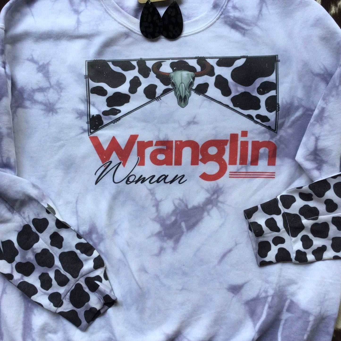 Wranglin Woman Western Graphic Trendy Sweatshirt
